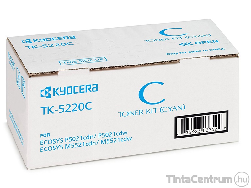 Kyocera TK-5220C ciánkék [1200 oldal] eredeti toner