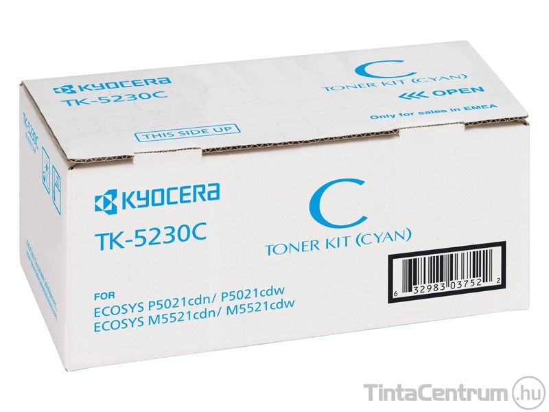 Kyocera TK-5230C ciánkék [2200 oldal] eredeti toner  