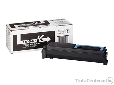 Kyocera TK-540K fekete [5000 oldal] eredeti toner