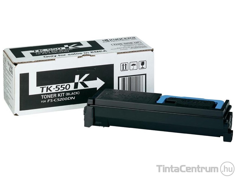 Kyocera TK-550K fekete [7000 oldal] eredeti toner