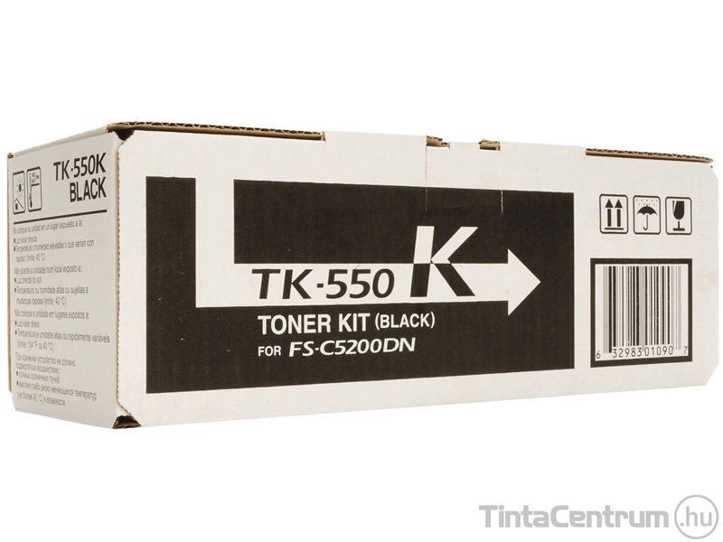 Kyocera TK-550K fekete [7000 oldal] eredeti toner