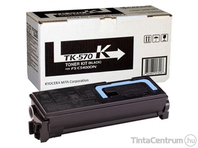 Kyocera TK-570K fekete [16000 oldal] eredeti toner