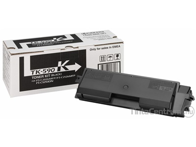 Kyocera TK-590K fekete [7000 oldal] eredeti toner