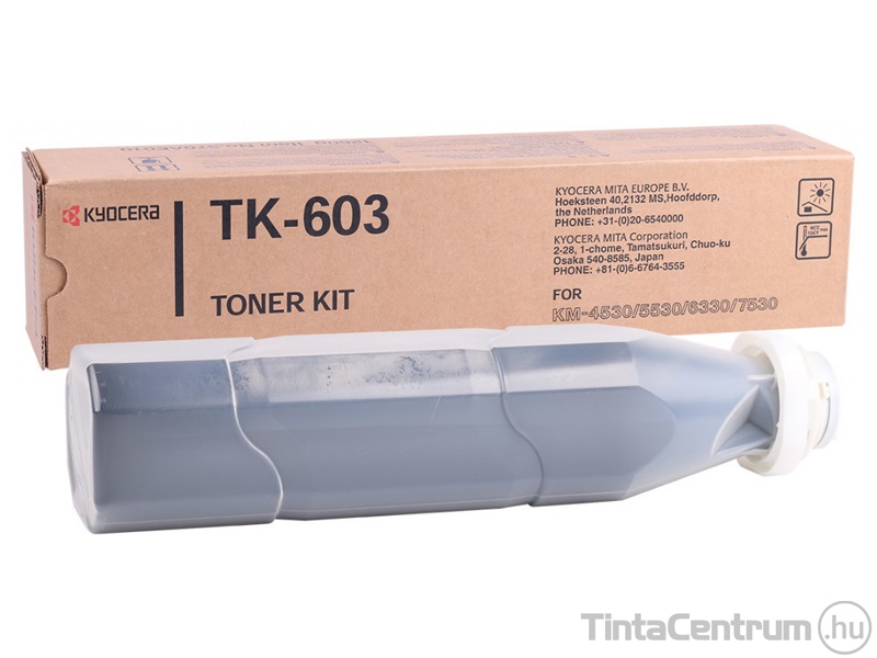 Kyocera TK-603 fekete [30000 oldal] eredeti toner