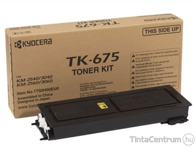 Kyocera TK-675 fekete [20000 oldal] eredeti toner