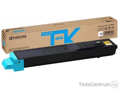 Kyocera TK-8115 ciánkék [6000 oldal] eredeti toner