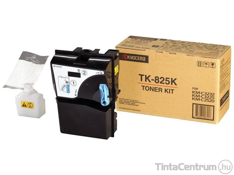 Kyocera TK-825K fekete [15000 oldal] eredeti toner