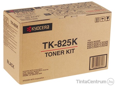 Kyocera TK-825K fekete [15000 oldal] eredeti toner