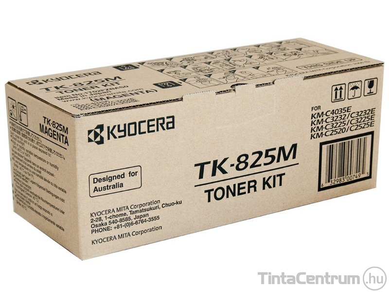 Kyocera TK-825M magenta [7000 oldal] eredeti toner