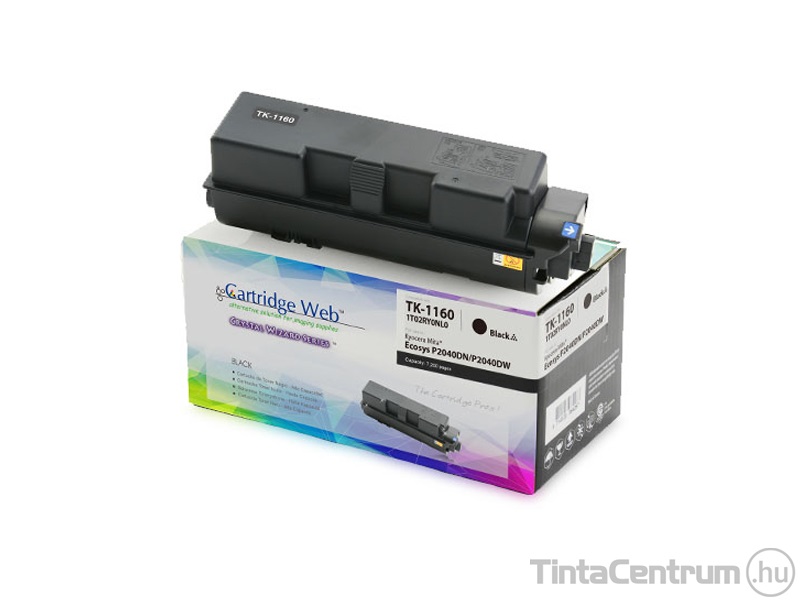 Kyocera TK-1160 fekete [7200 oldal] kompatibilis 100% új toner CW