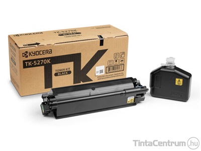 Kyocera TK-5270 fekete [8000 oldal] eredeti toner