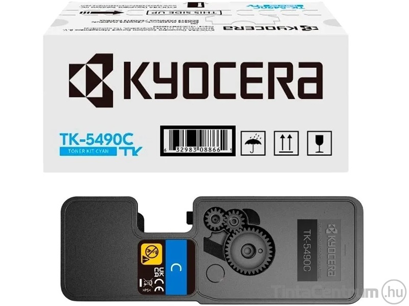 Kyocera TK-5490C ciánkék [2400 oldal] eredeti toner