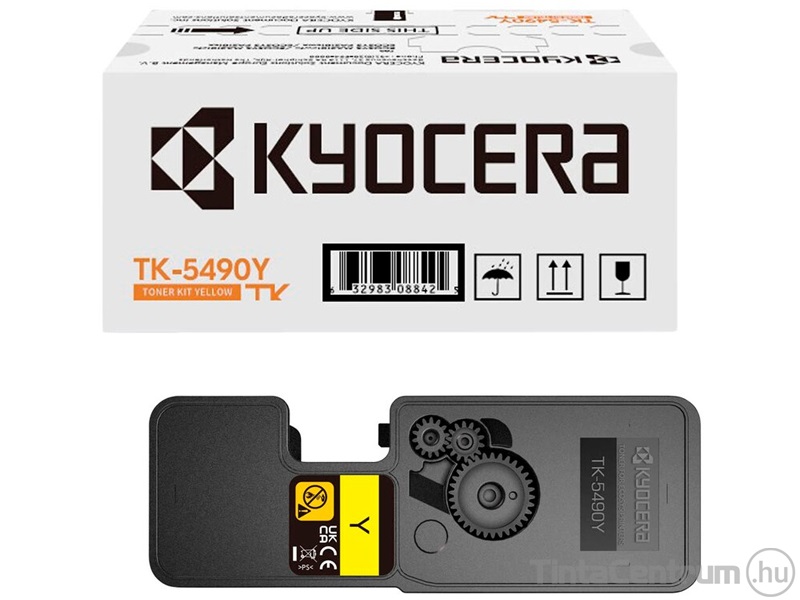 Kyocera TK-5490Y sárga [2400 oldal] eredeti toner