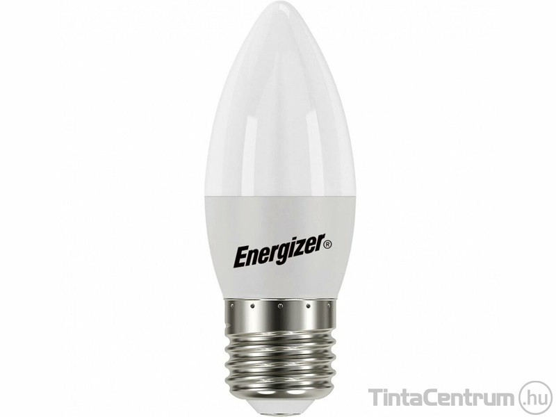 LED izzó, E27, gyertya, 4.9W, 470lm, 4000K, ENERGIZER