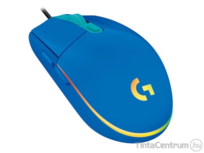 LOGITECH "G203 Lightsync" egér, vezetékes, optikai, gamer, kék