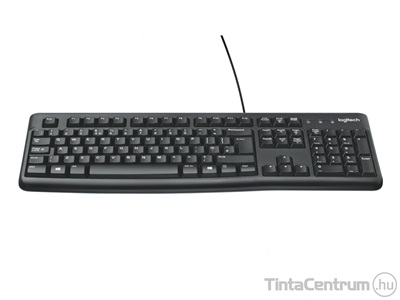 LOGITECH "K120" billentyűzet, vezetékes, HUN, fekete