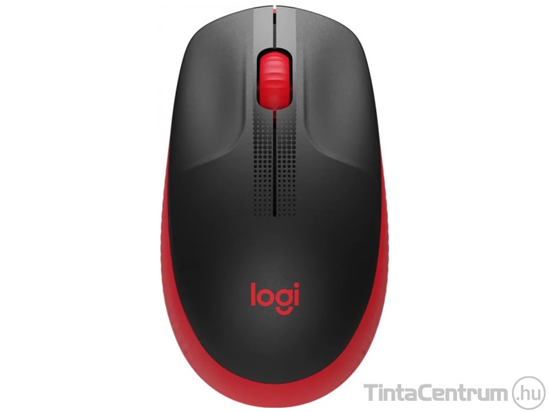 LOGITECH "M190" egér, vezeték nélküli, optikai, piros