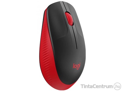 LOGITECH "M190" egér, vezeték nélküli, optikai, piros