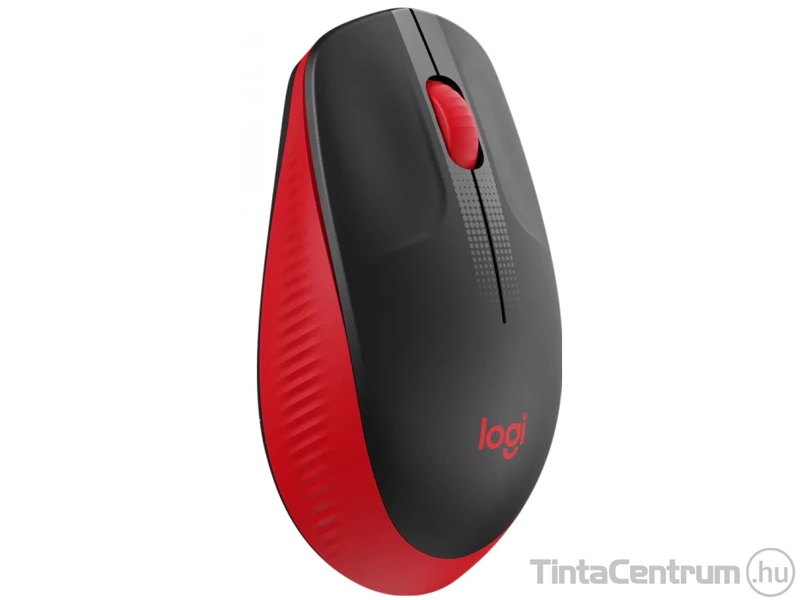 LOGITECH "M190" egér, vezeték nélküli, optikai, piros