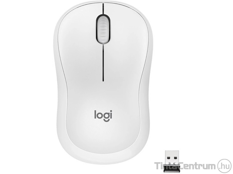 LOGITECH "M220 Silent" egér, vezeték nélküli, optikai, fehér