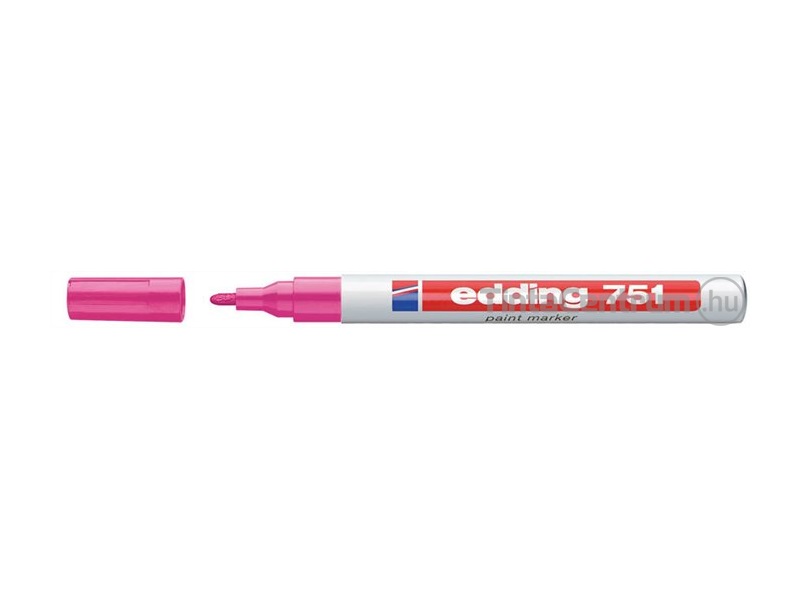 Lakkmarker, kúpos, 1-2mm, EDDING "751", rózsaszín