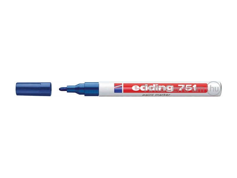 Lakkmarker, kúpos, 1-2mm, EDDING "751", sötétkék