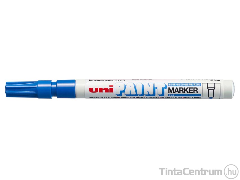 Lakkmarker, kúpos, 0,8-1,2mm, UNI "PX-21", sötétkék