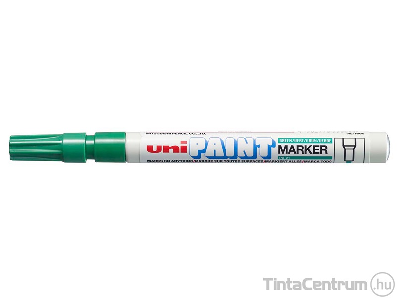 Lakkmarker, kúpos, 0,8-1,2mm, UNI "PX-21", zöld