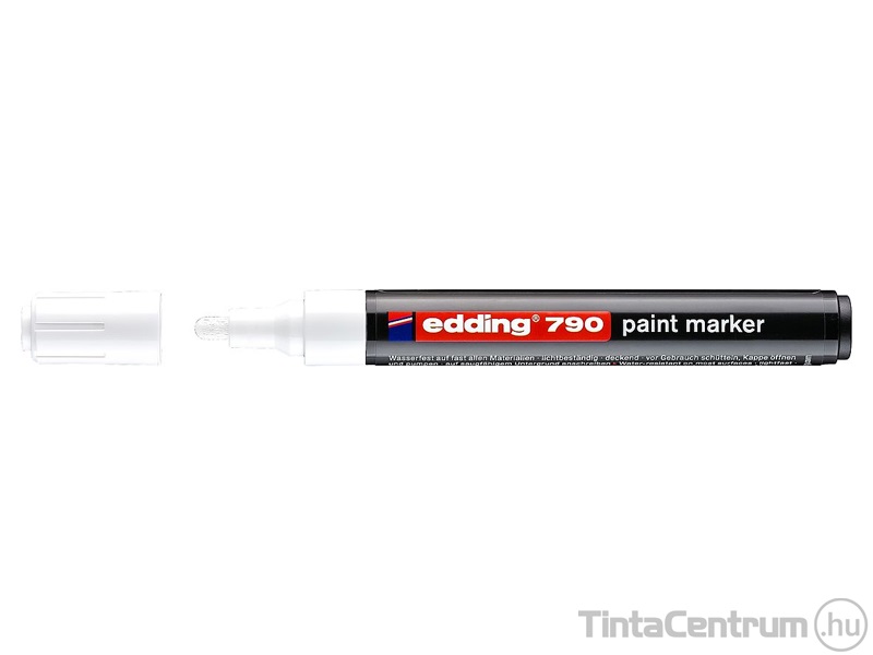 Lakkmarker, kúpos, 2-3mm, EDDING "790", fehér