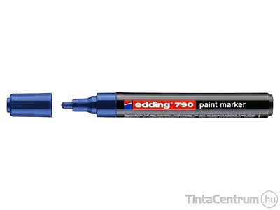 Lakkmarker, kúpos, 2-3mm, EDDING "790", kék