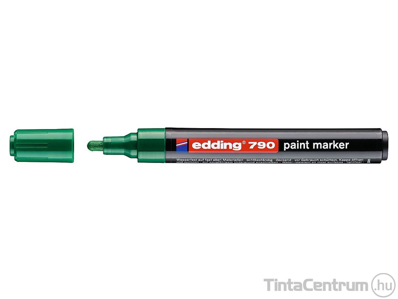 Lakkmarker, kúpos, 2-3mm, EDDING "790", zöld