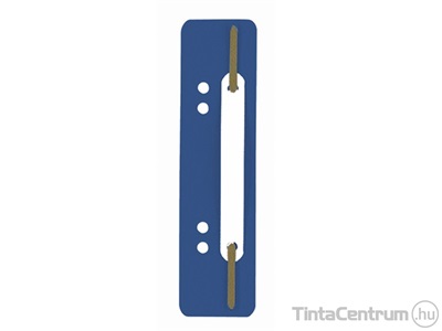 Lefűzőlapocska, műanyag, 150mm, dupla lyukasztással, DURABLE, sötétkék