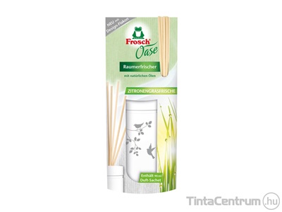 Légfrissítő, 90ml, FROSCH "Oase", citromfű