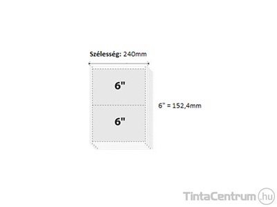 Leporelló, 240mmx6", 4 példányos, VICTORIA 450ív/doboz