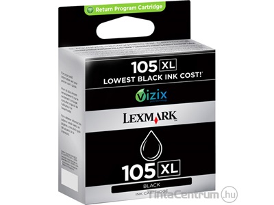 Lexmark 105XL (14N0822E) fekete eredeti tintapatron