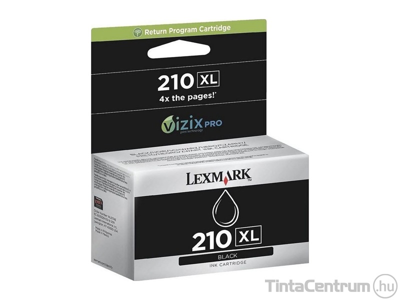 Lexmark 210XL (14L0174E) fekete eredeti tintapatron