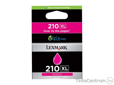 Lexmark 210XL (14L0176E) magenta eredeti tintapatron