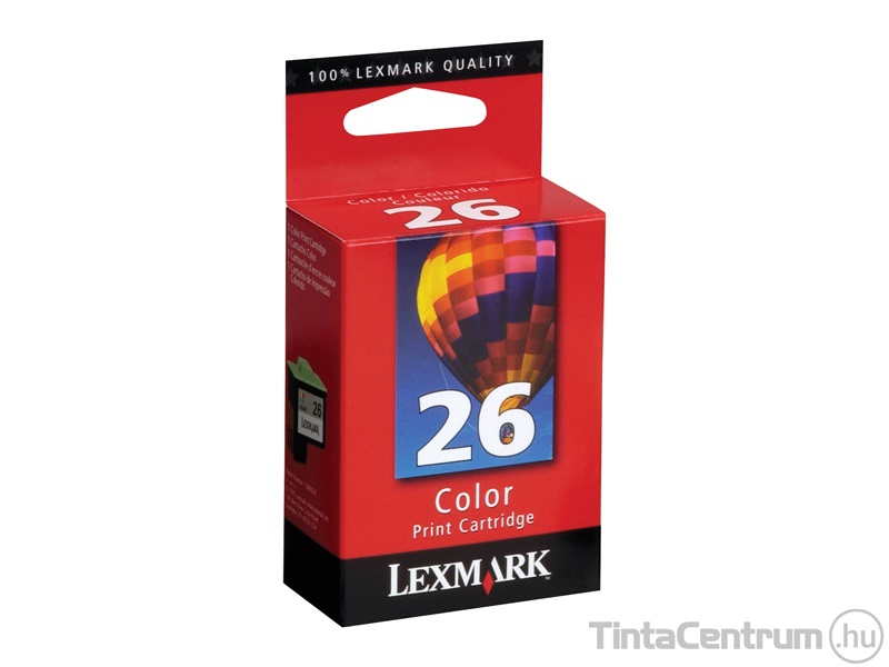 Lexmark 26 (10N0026) színes eredeti tintapatron