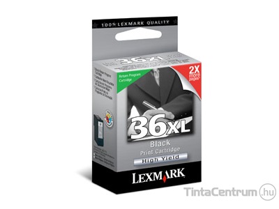 Lexmark 36XL (18C2170E) fekete eredeti tintapatron