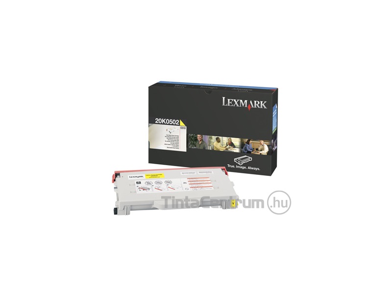 Lexmark C510 sárga [3000 oldal] eredeti toner