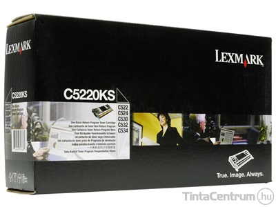 Lexmark C52x/C53x fekete [4000 oldal] eredeti toner