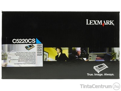 Lexmark C52x/C53x ciánkék [3000 oldal] eredeti toner