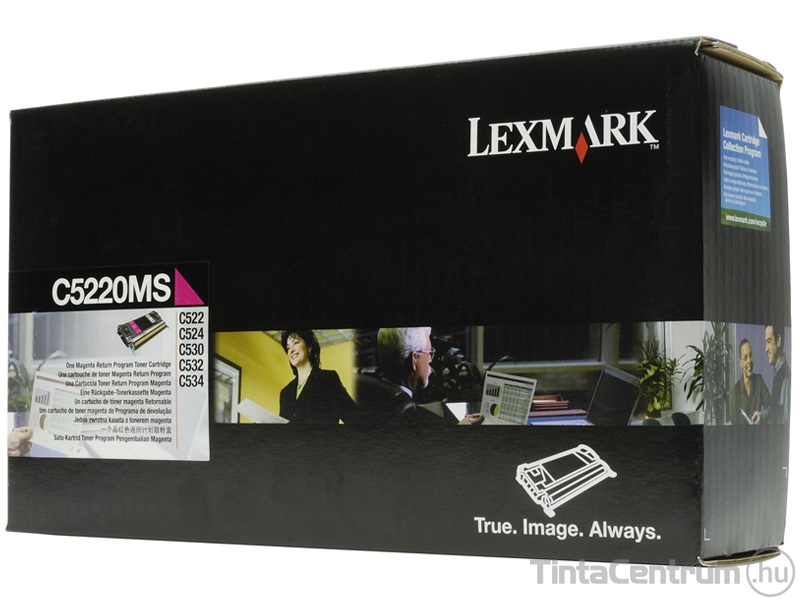 Lexmark C52x/C53x magenta [3000 oldal] eredeti toner