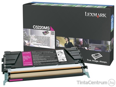 Lexmark C52x/C53x magenta [3000 oldal] eredeti toner