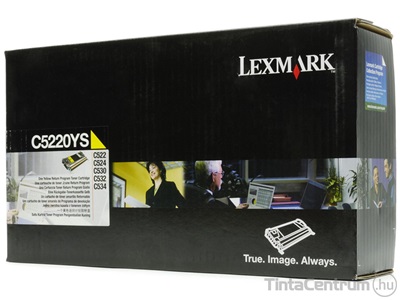 Lexmark C52x/C53x sárga [3000 oldal] eredeti toner