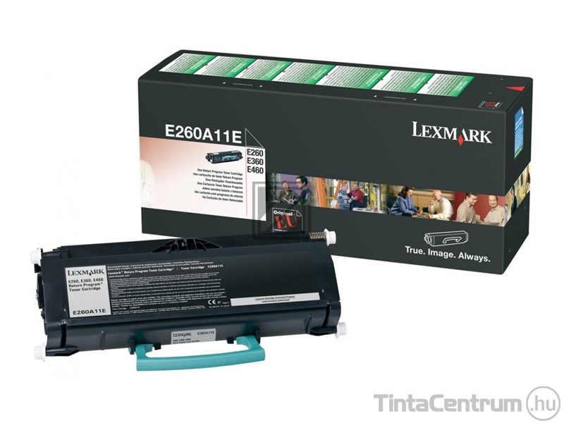 Lexmark E260/E360/E460 fekete [3500 oldal] eredeti toner