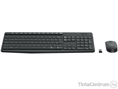 LOGITECH "MK235" billentyűzet+egér, vezeték nélküli, szürke