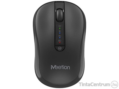 MEETION "MT-BTM185" egér, vezeték nélküli + bluetooth, optikai, fekete
