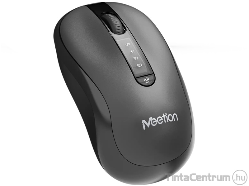 MEETION "MT-BTM185" egér, vezeték nélküli + bluetooth, optikai, fekete