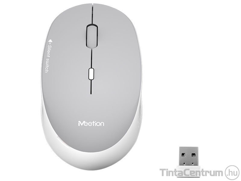 MEETION "MT-R570" egér, vezeték nélküli, optikai, szürke